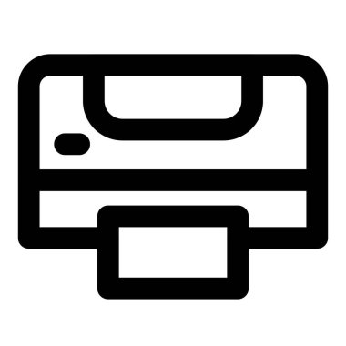 Çıktıları almak için ofis yazıcısı