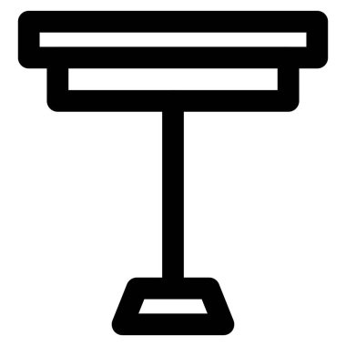 Kafeler ve bistro için sağlam bir kahve masası..