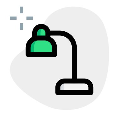 Gece işi için kullanılan masa lambası