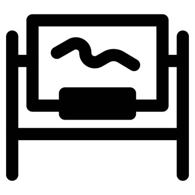 Dahili kalem tepsisi ile serbest gezici beyaz tahta