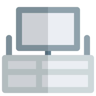 Dekorasyon için lüks televizyon standı.