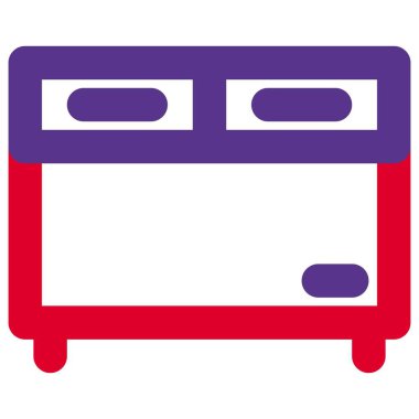 Lokanta mutfağında kullanılan büfe masası..