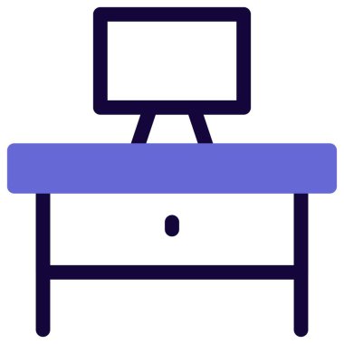 Ofis işleri için büro masası kullanımı