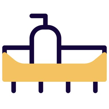 Duvara monte edilmiş ön destekli duş malzemesi..