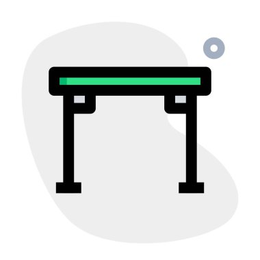 Genelde açık hava gezilerinde kullanılan katlanabilir tablo.