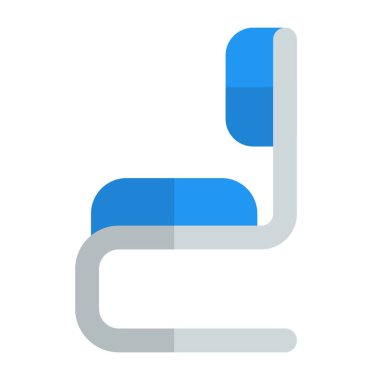 Oturmak için metal bazlı bira koltuğu.