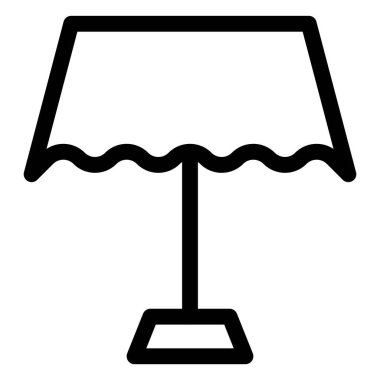 Açık hava yemeği için kumaşla kaplı bir masa..