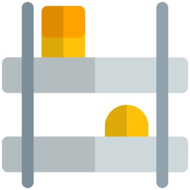 Mutfak hizmetleri için küçük raf.