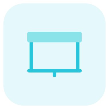 İş toplantıları için duvara monte edilmiş projektör