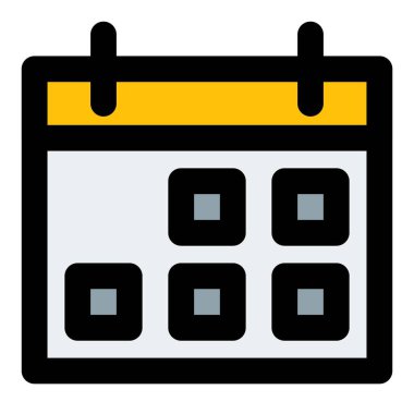 Zamanlama planları için ofis takvimi