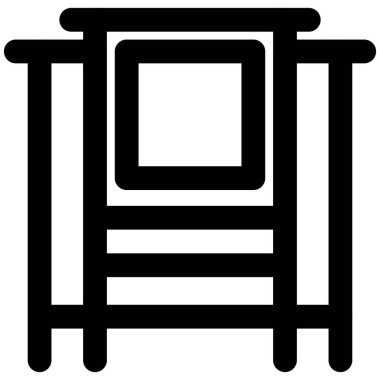 Breakfront, temel ihtiyaçlar için uzun bir dolap..