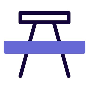 Açık hava yemekleri için tasarlanmış piknik masası..