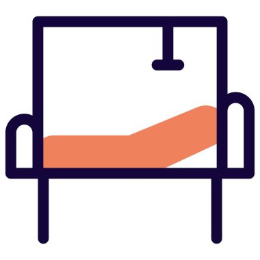 Kırıkları tedavi etmek için katlanabilir yatak.