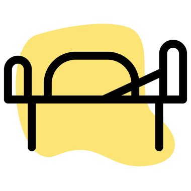 Ayarlanabilir özellikleri olan Fowler hasta yatağı.