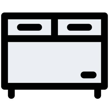 Lokanta mutfağında kullanılan büfe masası..