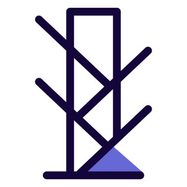 Ev dekorasyonu için zarif ahşap raf..