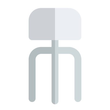 Hastane ziyaretçileri için uzun döner tabure. .