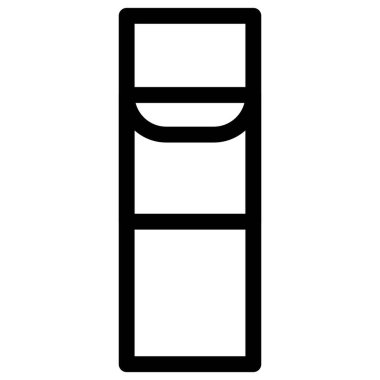 Soğutma kapasiteli yere monte edilmiş su dağıtıcısı.