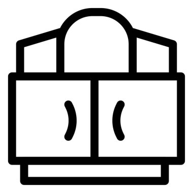 Makyaj malzemesi dolabı olan makyaj aynası..