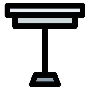 Kafeler ve bistro için sağlam bir kahve masası..