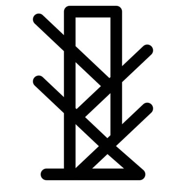 Ev dekorasyonu için zarif ahşap raf..