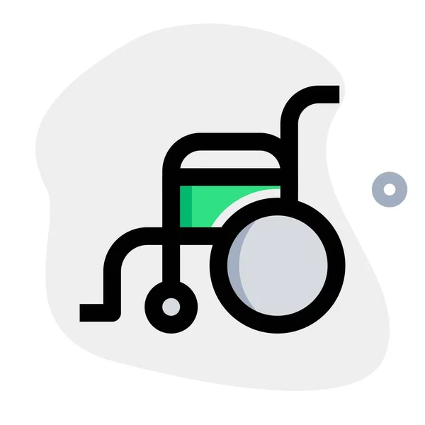 Wózek Inwalidzki Wykorzystywany Pomocy Mobilności — Wektor stockowy