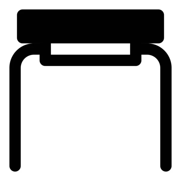 Utilisation Table Appoint Pour Garder Les Éléments Essentiels — Image vectorielle