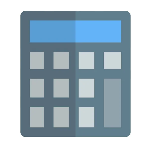Calculatrice Équipement Utilisé Pour Calcul — Image vectorielle