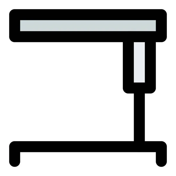 Mesa Sobrecargada Utilizada Para Guardar Bandejas Comida — Vector de stock