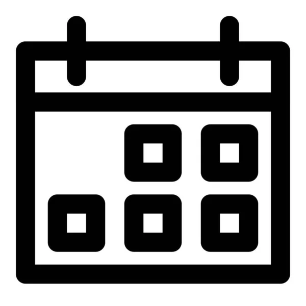 Kalendář Office Použitý Pro Plánování Plánů — Stockový vektor