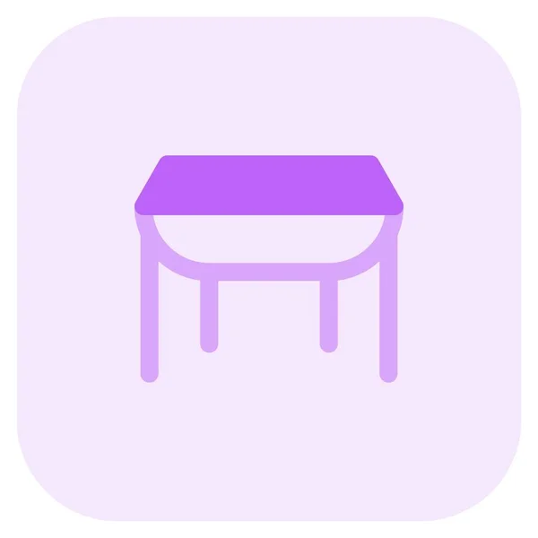 Τραπέζι Gateleg Που Χρησιμοποιείται Συνήθως Για Φαγητό — Διανυσματικό Αρχείο