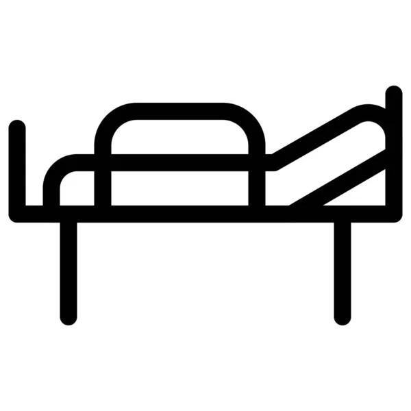 Ένα Κρεβάτι Πτηνοτρόφων Μηχανική Πλάτη — Διανυσματικό Αρχείο