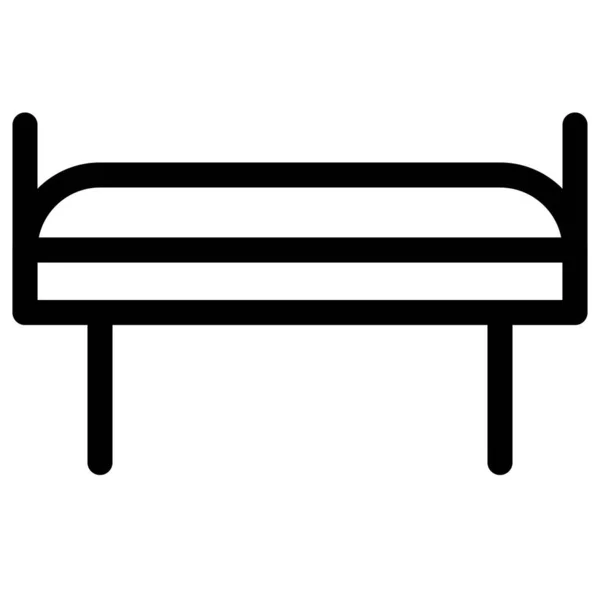 Ліжко Розроблена Спеціально Пацієнтів — стоковий вектор