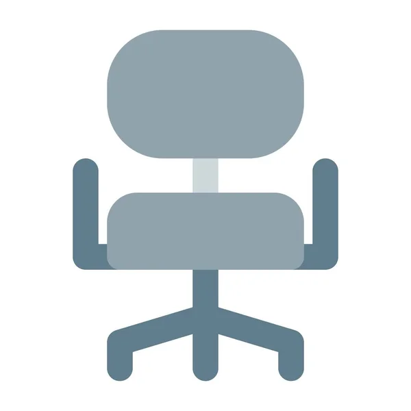 Cushioned Office Chair Armrest — Stock Vector