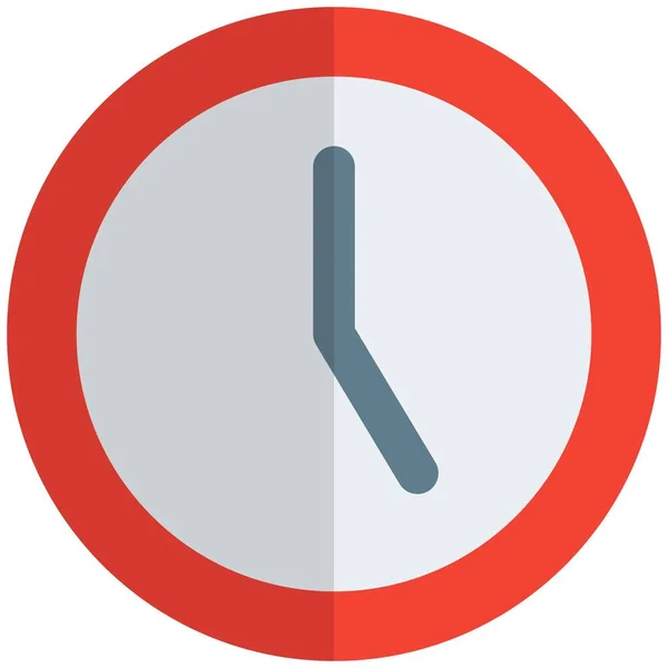 Ofiste Kullanmak Için Duvara Monte Edilmiş Saat — Stok Vektör