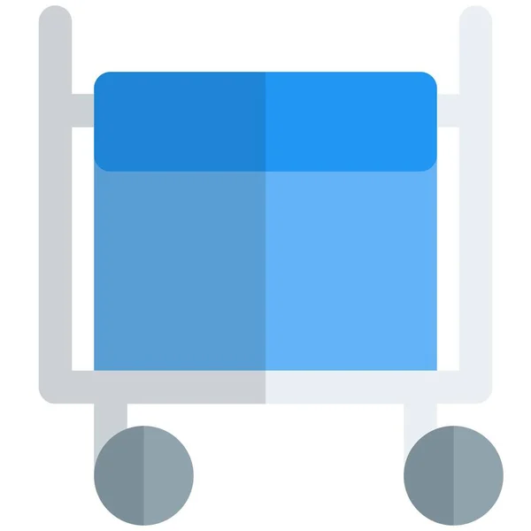 Chariot Lin Pour Transporter Vêtements Serviettes — Image vectorielle