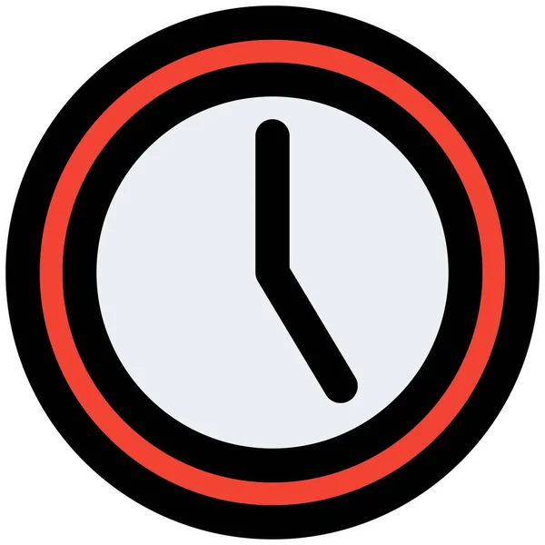 Настінний Годинник Використання Офісі — стоковий вектор