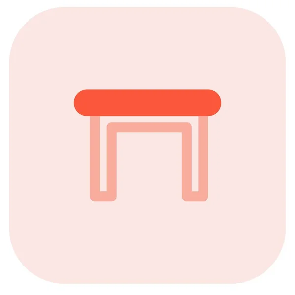 Tisch Möbel Zum Servieren — Stockvektor