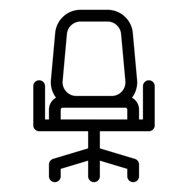 Широкий Задний Кресло Комфорта — стоковый вектор