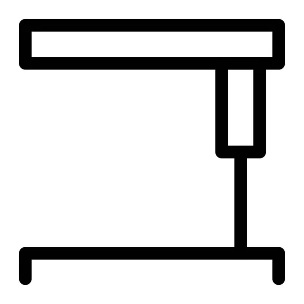 Élelmiszer Tálcák Tárolására Szolgáló Borítóasztal — Stock Vector