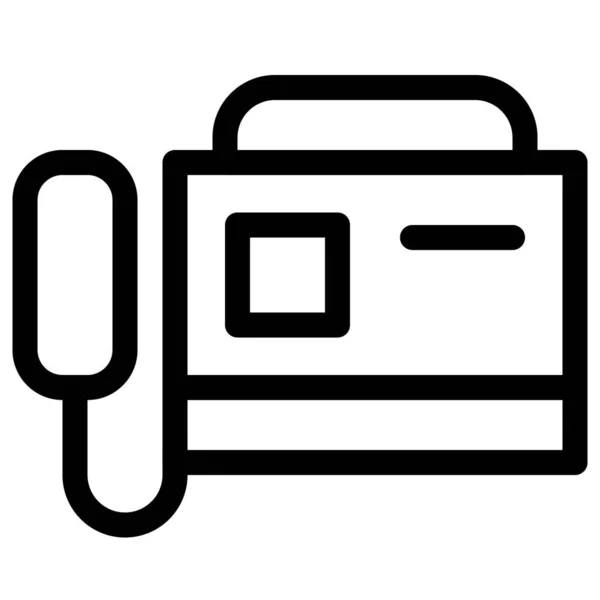Faxgerät Für Büroarbeiten — Stockvektor