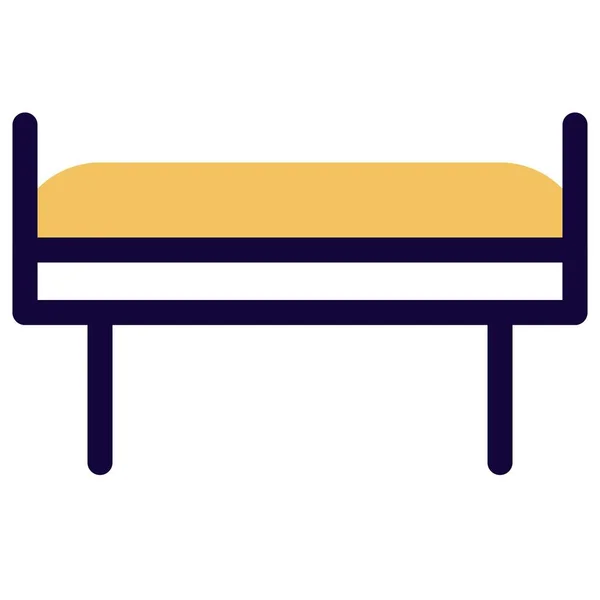 Спальная Кровать Разработана Специально Пациентов — стоковый вектор