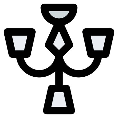 Çatı dekorasyonu için zarif bir kristal avize..