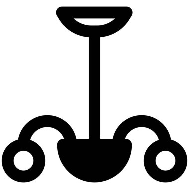 Yaşam alanı için modern ışık tutucu.