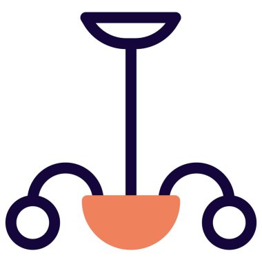 Yaşam alanı için modern ışık tutucu.