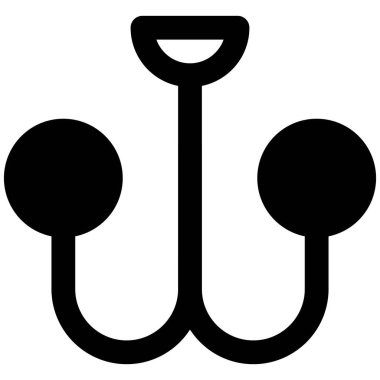 Tavanda asılı şık bir lamba armatürü..