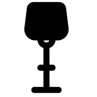 Oda köşesi için ayarlanabilir lamba.