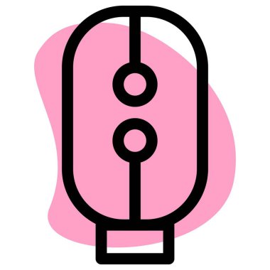 Bir çift ampul dekoratif lambada kullanılır..