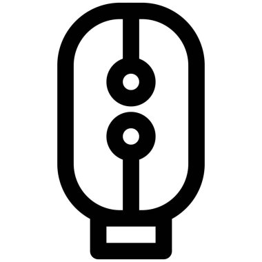 Bir çift ampul dekoratif lambada kullanılır..