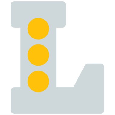 Dekoratif dizaynlı L şeklinde başucu ışığı.